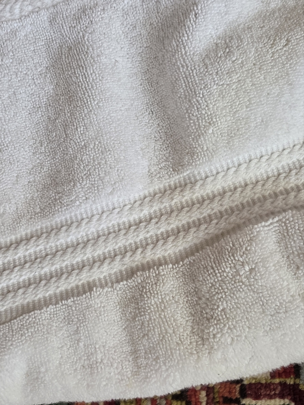 Boutique White Bath Sheet - Plush Luxury 100% Turkish Cotton Loops XLG EUC